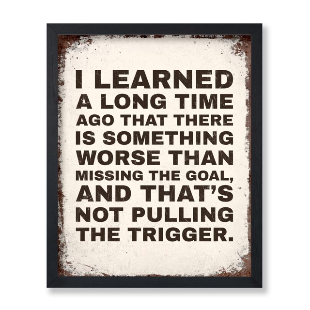 Poster Master Vintage Something Worse Than Missing The Goal Poster