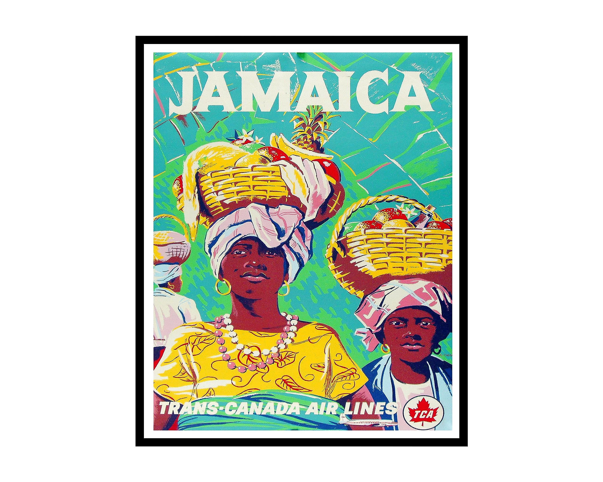 Poster Master Vintage Travel Poster Retro Jamaica Print Jamaican