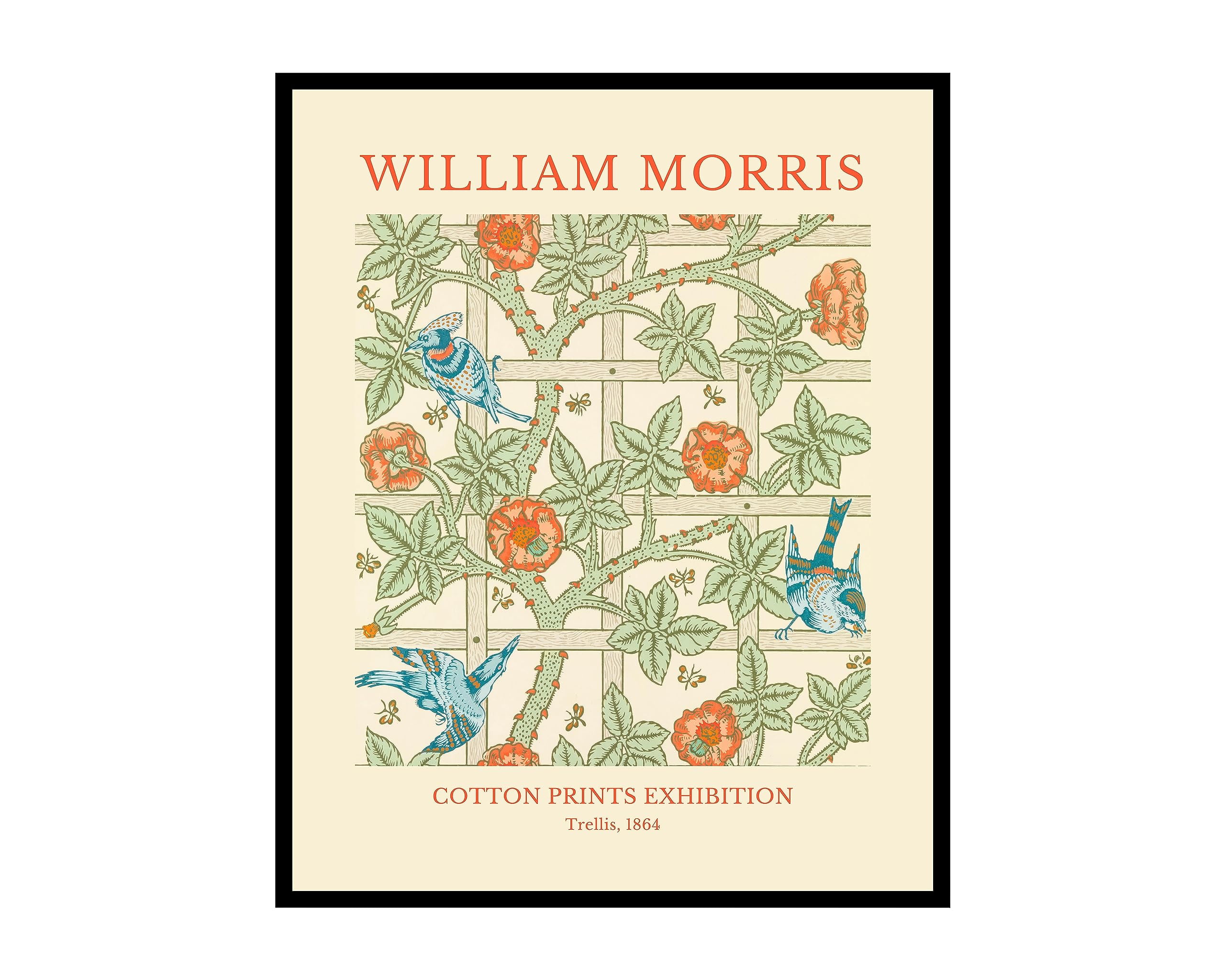 William Morris - Birds Exhibition Poster