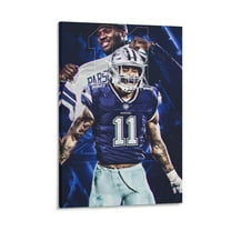 Poster Micah Parsons American Football Boy Art Wall Art Poster Gifts Bedroom Prints Home Decor Hanging Picture Canvas Painting Posters 16x24inch(40x60cm)