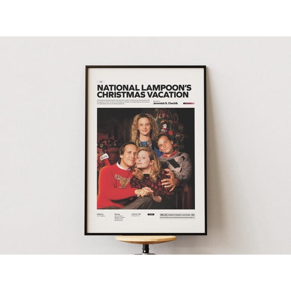 Poster National Lampoon’S Vacation Poster, Chevy Chase Movie, Film Poster 12X18, UNFRAMED