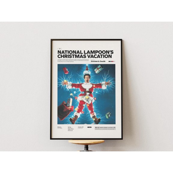 Poster National Lampoon’S Vacation Poster, Chevy Chase Poster, Film Poster, Gift Wall Art Idea 8X12, UNFRAMED