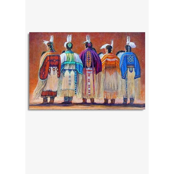 Poster Native American Painting Home Decor Wall Art For Indigenous Americans Wall Art, Unframed Prints For Home Or Office, Perfect Gift For Everyone, 8x12