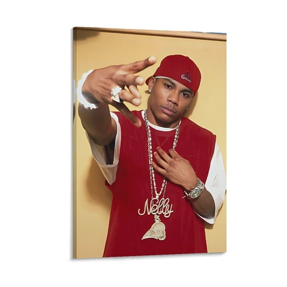 Poster Nelly Performer Rapper Art Wall Art Picture Painting Poster Canvas Print Posters Artworks Bedroom Living Room Decor 16x24inch(40x60cm)