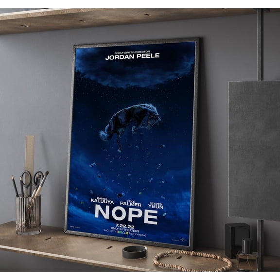 Poster Nope Movie Poster, Wall Art, Home Decor, Perfect Gift, Unframed 8X12, UNFRAMED