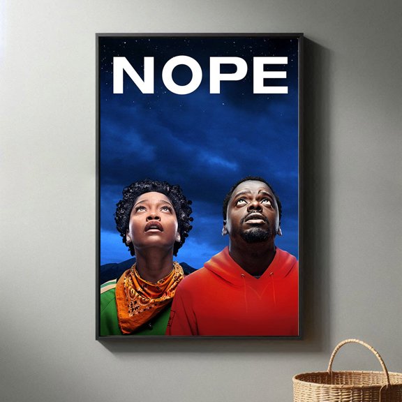 Poster Nope Movie Posters Print 2024 Movie Poster | Modern Room Decorative Arts | Popular Film Gift 8X12, UNFRAMED