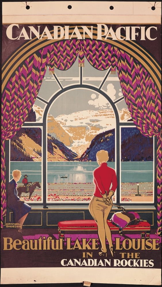 Poster Of Canadian Pacific Canvas Art - (18 x 24)