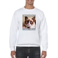 thumbnail image 1 of Poster Of Grumpy Cat  Sweatshirt Men -T-Line Designs, Male Large, 1 of 4