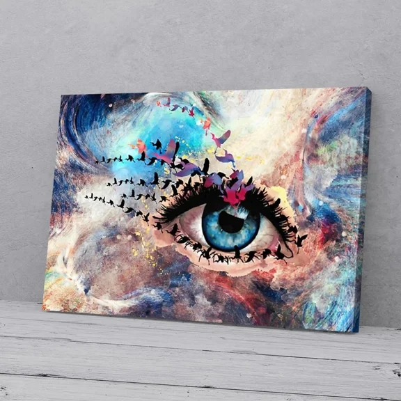 Poster Optometrist Art Eye - UNFRAMED Poster Prints, Wall Art For Home Decor Or Office - Great Gift Idea For Friends & Family, UNFRAMED-12x18