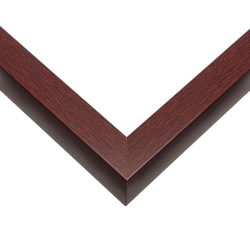 10x10 Inch Picture Frame - Solid Wood With UV Acrylic, Backing & Hanging Hardware