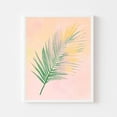 thumbnail image 1 of Kna Prints - Pastel Palm Leaf Painting Tropical Botanical Summer Wall Art Print Colorful Beach House Pink Preppy Coastal Wall Art Decor For Home Office UNFRAMED-8x12, 1 of 2