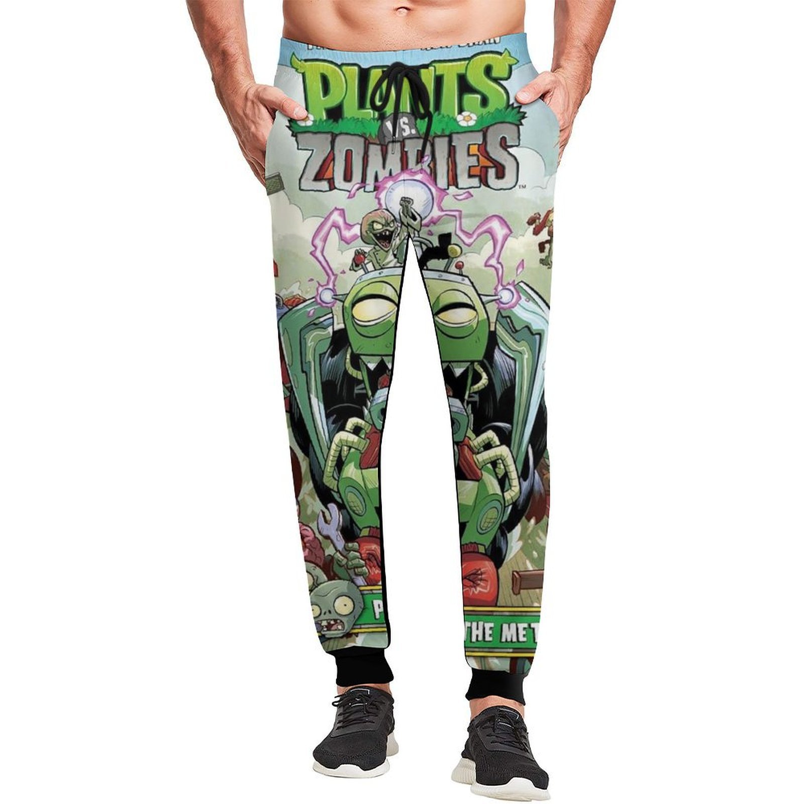 Poster Plants Vs. Zombies Mens Sweatpants Joggers Pants Trousers Daily ...