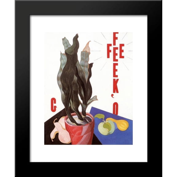 Poster Portrait O'Keefe 20x24 Framed Art Print by Charles Demuth