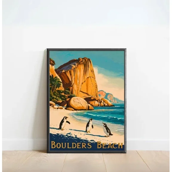 Poster Poster Vintage Barcelona | Travel & Vacation Posters - Unframed | Home Decor | Best Birthday Gifts!, 8x12