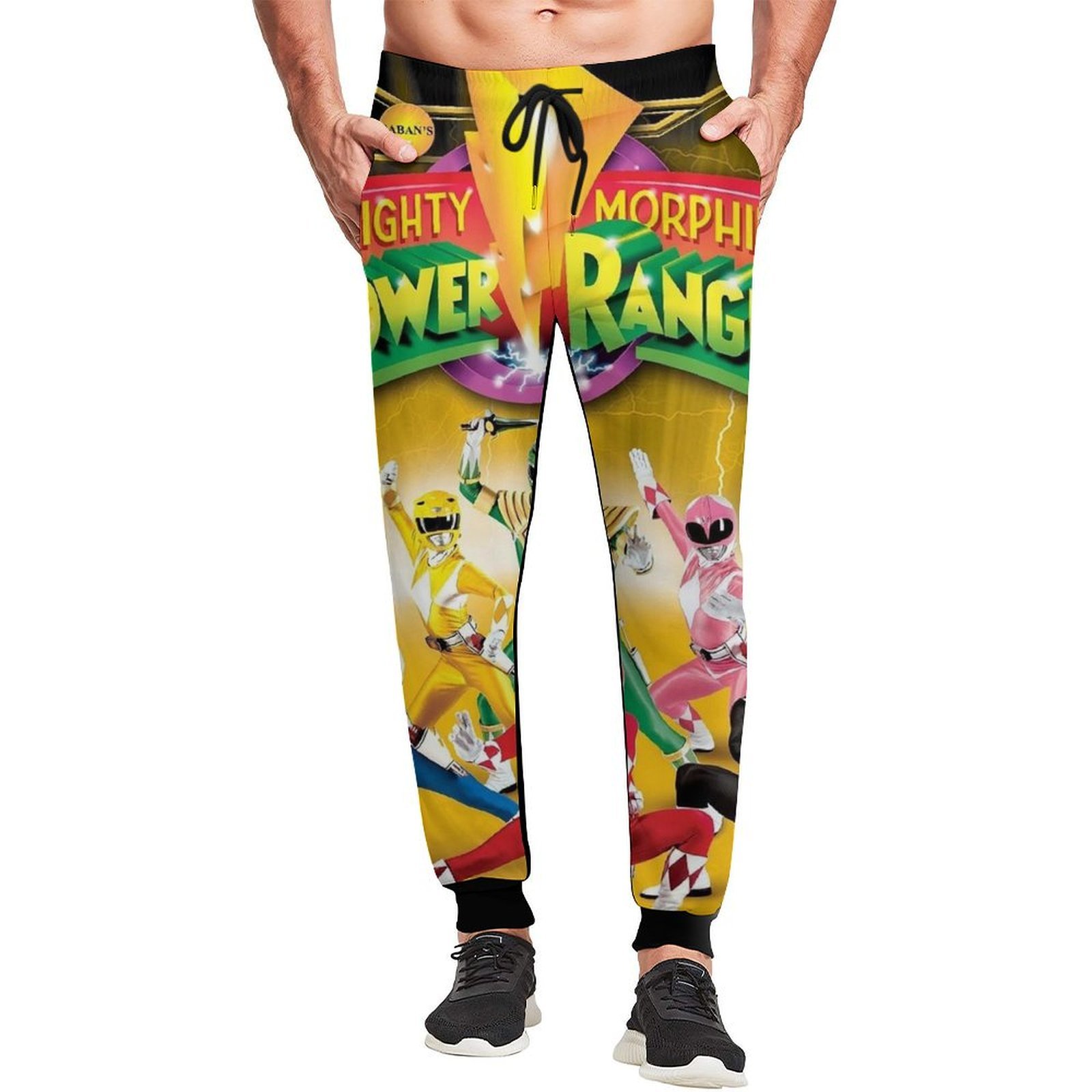 Power Ranger Pants Poster Power Rangers Mens Sweatpants Joggers Pants Trousers 3D Novelty ...