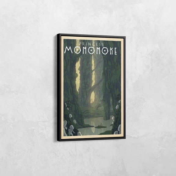 Poster Princess Mononoke Poster, Studio Ghibli Poster Wall Art, Japanese Anime Art, Anime Fan Gift, Studio Ghibli Poster Print, Anime Poster 8X12, UNFRAMED