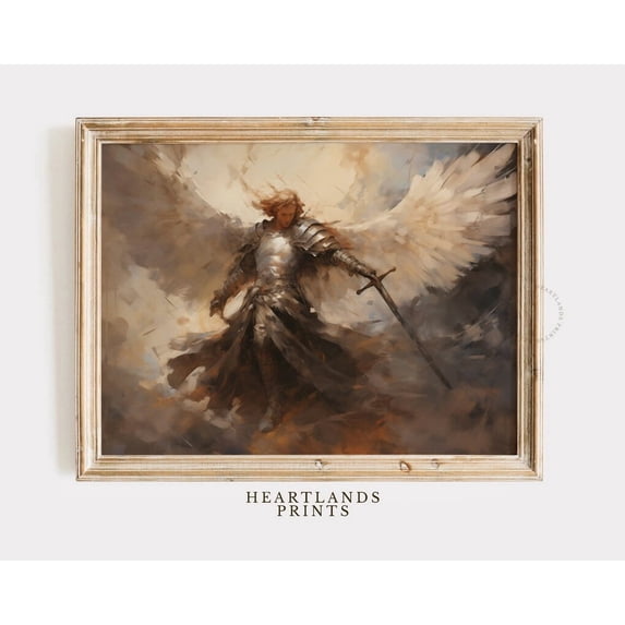 Poster Print Archangel Artwork Saint Michael The Archangel Print Art ...