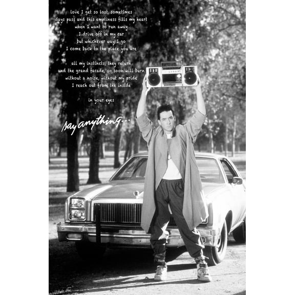Poster Print Say Anything - Poster - Wall Art - Home Decor, Wall Art, Office Decor