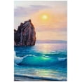 thumbnail image 1 of Poster Prints Wall Paper Art Decor sun ocean sea beach mountain 12x18 inch Photo Picture Poster for Home Bedroom Living Room Kitchen, 1 of 7