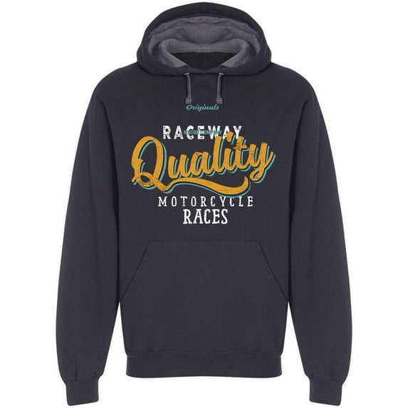 Poster. Raceway Quality Hoodie Men -Image by Shutterstock, Male Large