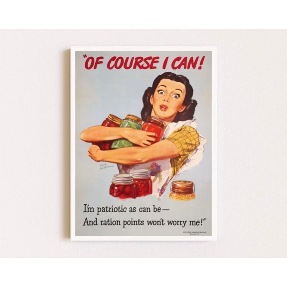 Poster Retro Kitchen Poster Food Poster 1940S Ad Poster Mid Century Print