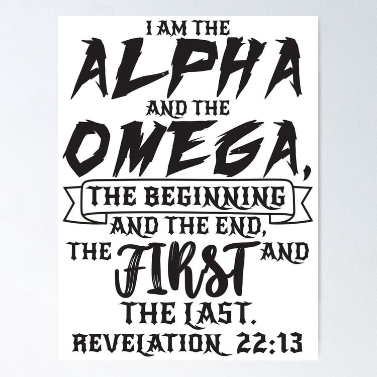 Poster Revelation I Am The Alpha And The Omega Poster - No Framed ...