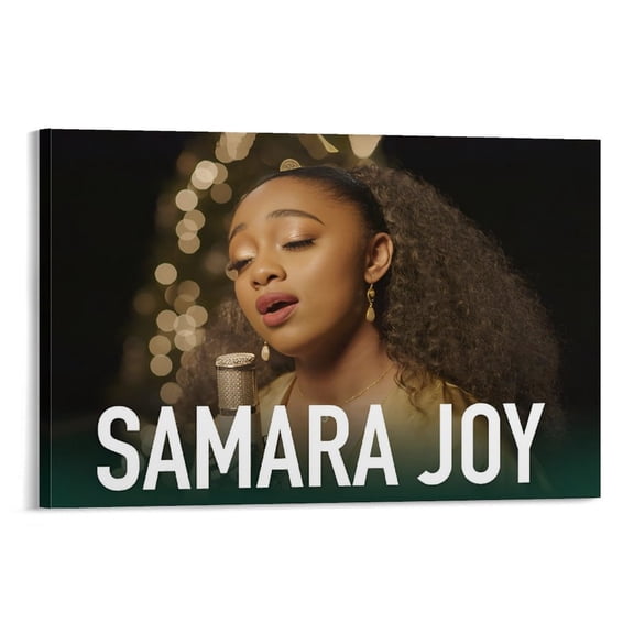Poster Samara Joy Female Singer Art Room Aesthetic Poster Print Art Wall Painting Canvas Posters Gifts Modern Bedroom Decor 16x24inch(40x60cm)
