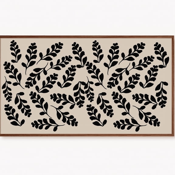 Poster Samsung Frame Tv Art Matisse, Abstract Flower Pattern Print | Botanical Art Mid Century Modern Floral Drawing | Boho Digital Tv Art Download - No Framed, Vintage Wall Art, Hot Trend!, 12x18