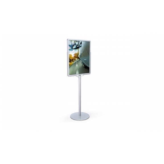 Poster SignHolders 22 in.X28 in. Single Pole Signholder- Black