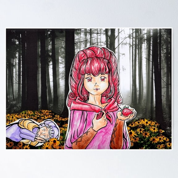 Poster Skarlezza'S Forest Path - No Framed, Vintage Wall Art, Trendy Retro Print, Positive Quote Poster, Room Decor, Wall Art, 8x12