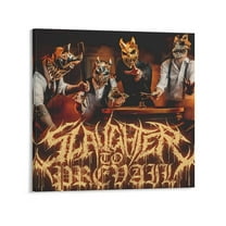 Poster Slaughter to Prevail Art Metallic Rock And Roll Canvas Wall Art Prints Poster Gifts Photo Picture Painting Posters Room Decor Home Decorative 24x24inch(60x60cm)