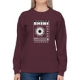 thumbnail image 1 of Poster Spiral Techno Style Sweatshirt Women -Image by Shutterstock, Female 3X-Large, 1 of 4