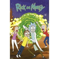 廃盤 大判 ディスプレイ rick and morty ポスター Rick Morty Poster