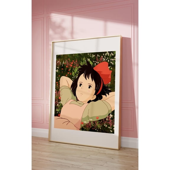 Poster Studio Ghibli Poster, Anime Wall Art, Spirited Away, Miyazaki Decor 8X12, UNFRAMED