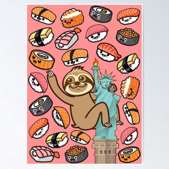 Poster Sushi Nyc Poster - No Framed, Vintage Wall Art, Hot Trend!, Poster Only