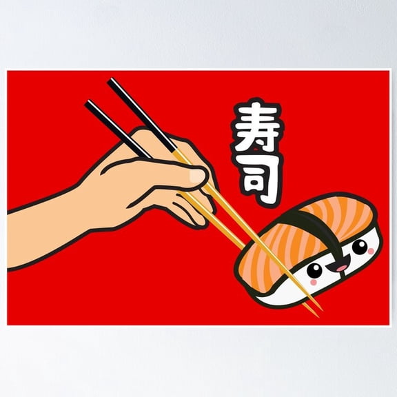 Poster Sushi Poster - No Framed, Vintage Wall Art, Hot Trend!, Poster Only