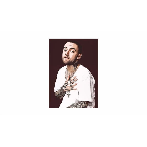 Poster The Best Rapper Macmiller Poster WINXIE DECOR - 8X12, UNFRAMED