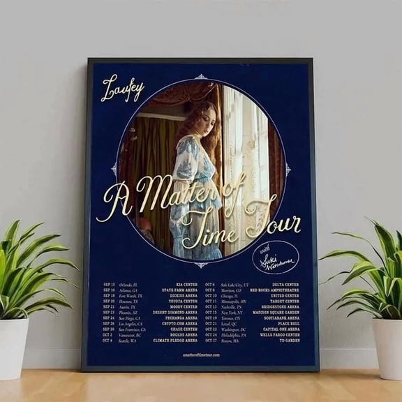 Poster - The Queen of Jazz-Pop Fusion Lf Tour Poster 2025 A Matter of Time Concert Wall Art Decor Poster, WINXIE DECOR - 8X12, UNFRAMED