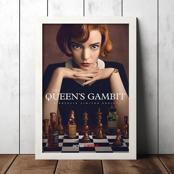 Poster The Queen's Gambit Classic Movie Poster - Film Fan Collectibles - Vintage Movie Poster - Home Decor - Wall Art WINXIE DECOR - 12X18, UNFRAMED