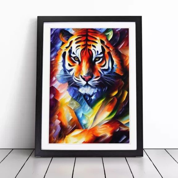 Poster Tiger Portrait No.5 Picture Poster Decor Home Decor Office Wall Art