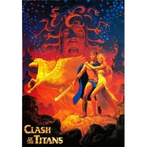 Poster Time Clash Of The Titans Art Movie Poster 11inx17in Mini Poster 11x17 poster Color Category: Multi, Unframed, Ages: Adults