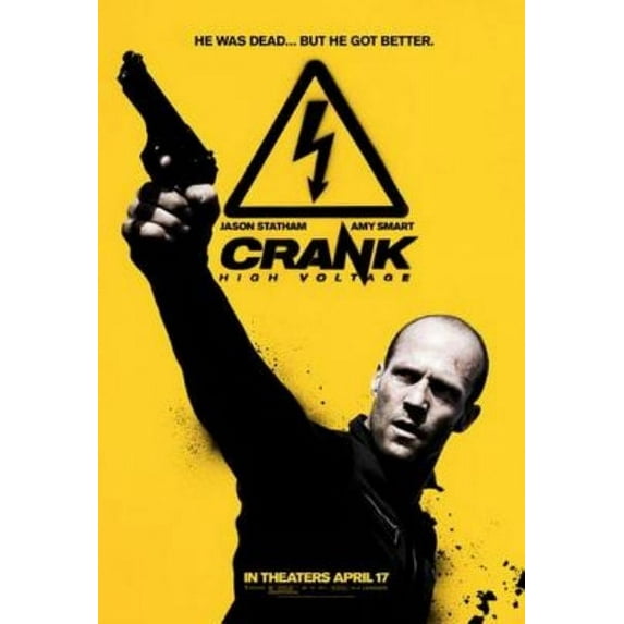 Poster Time Crank High Voltage Jason Statham Movie Poster 11inx17in Mini Poster 11x17 poster Color Category: Multi, Unframed, Ages: Adults