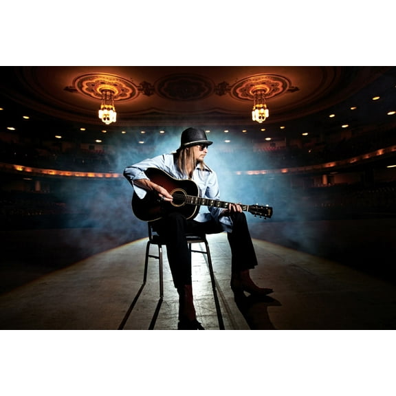 Poster Time Kid Rock 11inx17in Mini Poster Guitar 11x17 poster Color Category: Multi, Unframed, Ages: Adults