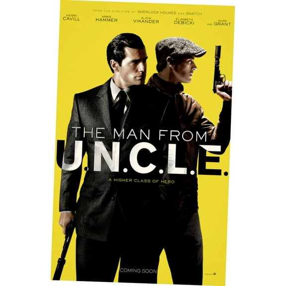 Poster Time Man From Uncle Movie Mini poster 11inx17in Art decor 11x17 poster Color Category: Multi, Unframed, Ages: Adults