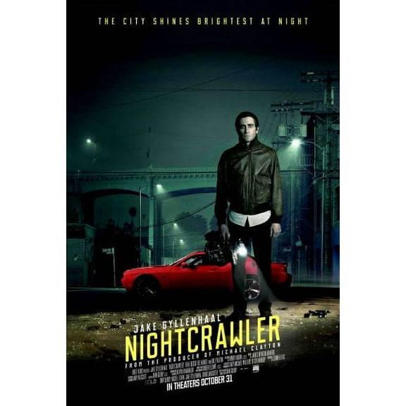 Poster Time Nightcrawler Movie poster 16x24 Color Category: Multi, Unframed, Ages: Adults