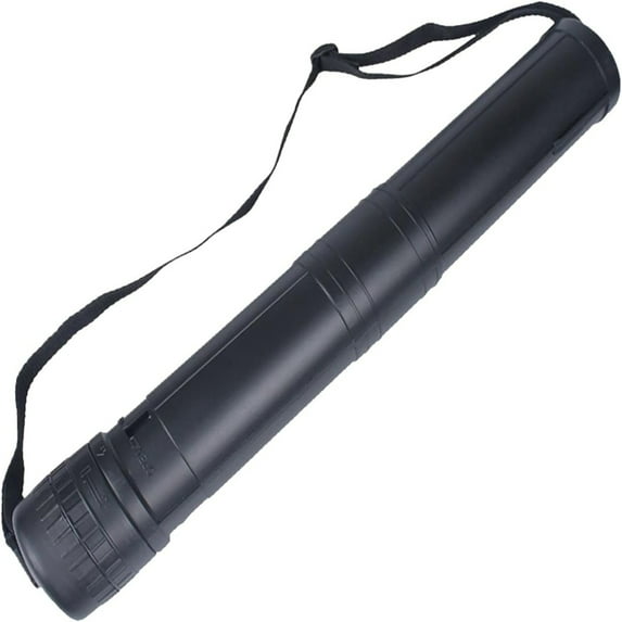 Poster Tube, Expandable Storage Tube, Telescoping Document Carrier with Adjustable Shoulder Strap, Lightweight PE Material, Water and Light Resistant, Portable Protective Poster Holder
