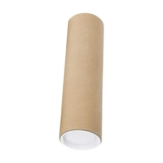 12-Pack Mailing Tubes with Caps, 2x12-Inch Kraft Paper Poster Tube