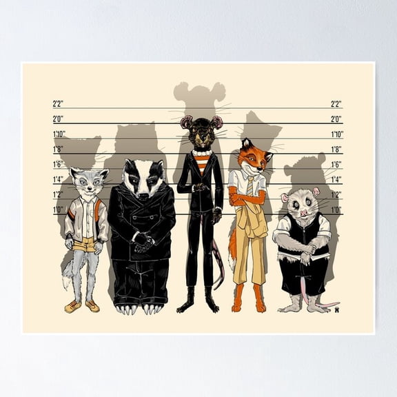 Poster Unusual Suspects - No Framed, Vintage Wall Art, Trendy Retro Print, Positive Quote Poster, Room Decor, Wall Art, 8x12