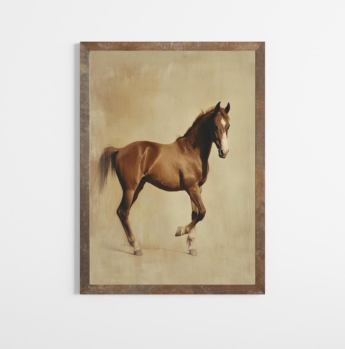 Poster Vintage Horse Equestrian Art Print Poster Farmhouse Art Farm ...