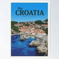 thumbnail image 1 of Poster Visit Croatia Wall Art, Unframed Prints For Home Or Office, Perfect Gift For Everyone, 8x12, 1 of 2